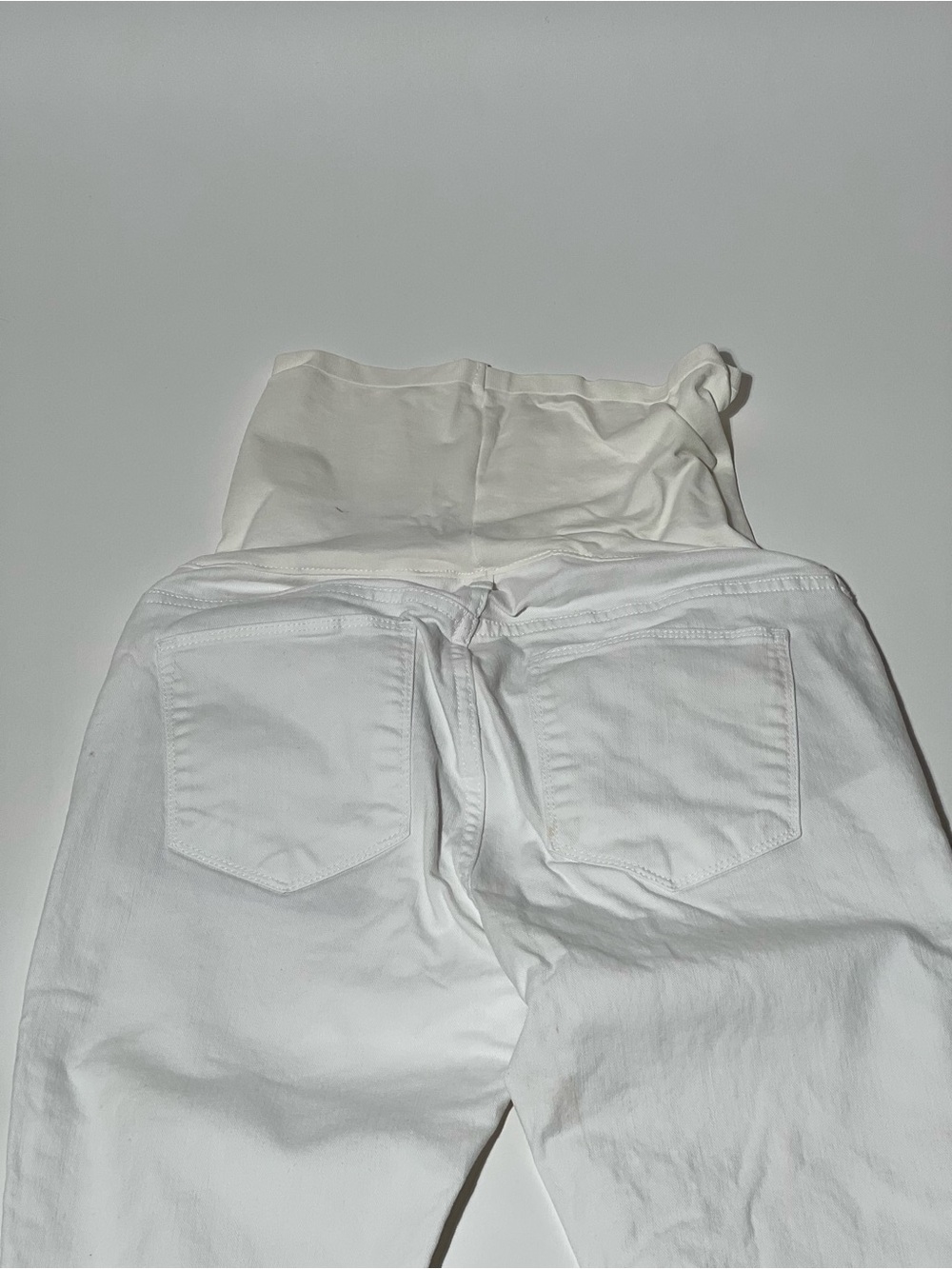 Gap 1969 Maternity White Jeans Size 26 - Picture 4 of 7